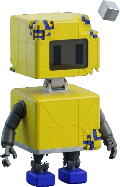 Pixi nivel 4, Forma de personaje: cabeza, torso, brazos y piernas articulados