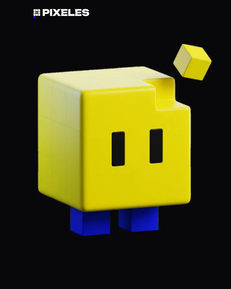 Pixi en la ficha de personaje sobre fondo negro